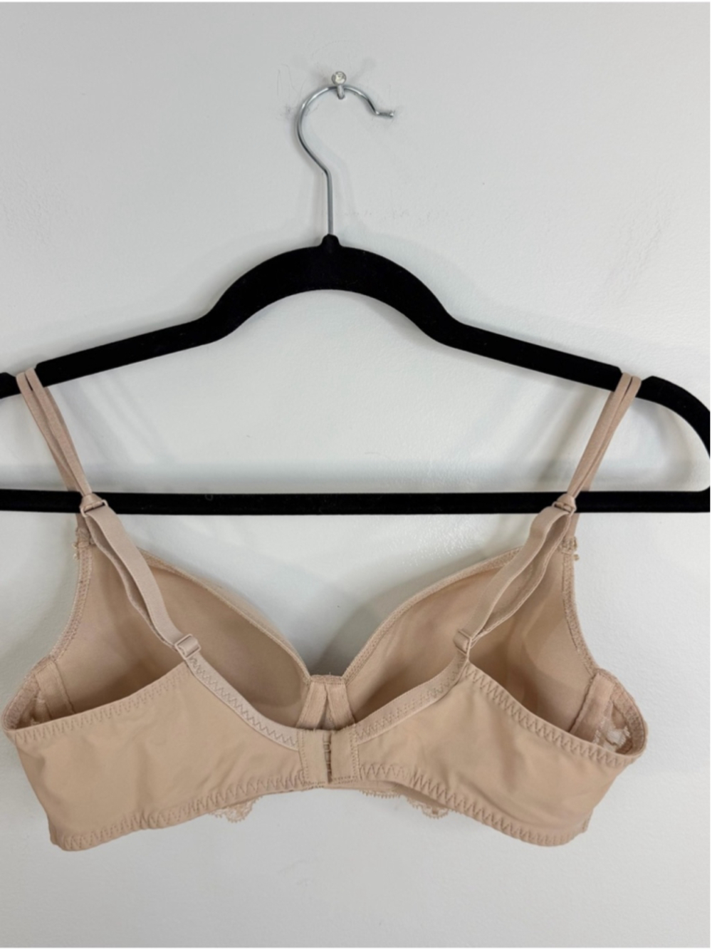 Simone Perele Paris beige tan Amour 3D plunge underwire spacer t shirt bra 34 C - Picture 4 of 16